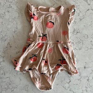 Kyte Baby | Peach Onesie with Skirt